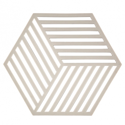 Potonderzetter Hexagon- Warm Grijs