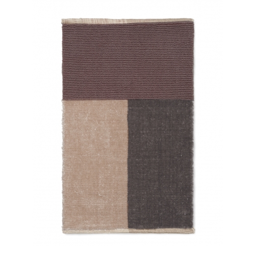 Pile badmat - 50x80cm - Bruin