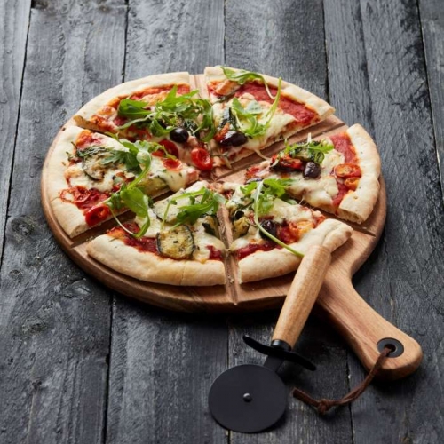 Pizzaset - Pizzames met serveerplank