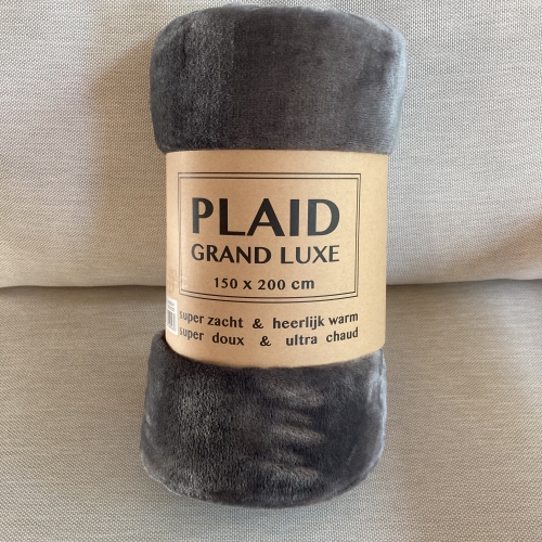 Plaid microfibre grand luxe - 150x200 cm - Souris