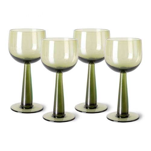 Emeralds wijnglas - 4 stuks