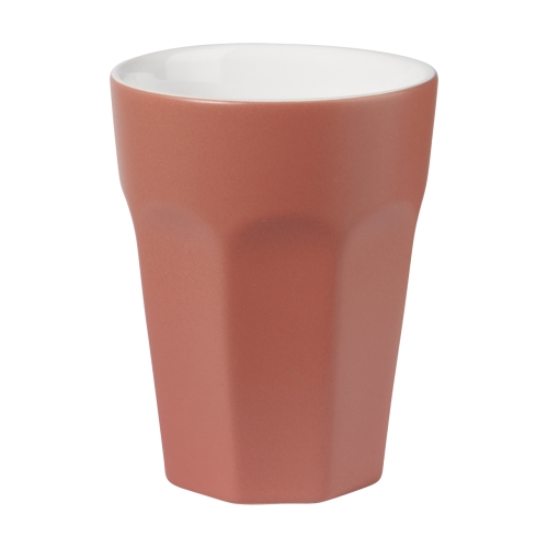cappuccino cup, red clay