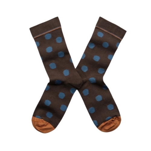 Trendy sokken - Pois terre d'ombre - Maat 39/41