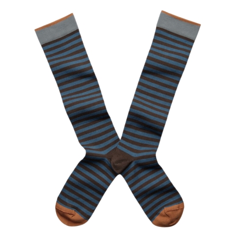 Trendy sokken - Rayure Terre d'Ombre - Maat 39/41