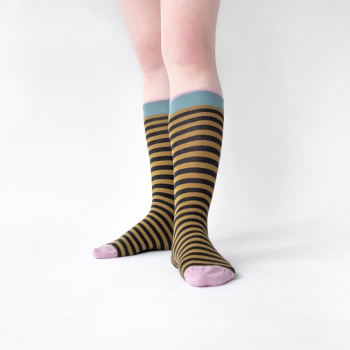 Trendy sokken - Rayure Absinthe - Maat 36/38