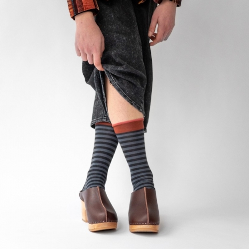 Trendy sokken - Rayure Faux Noir - Maat 39/41