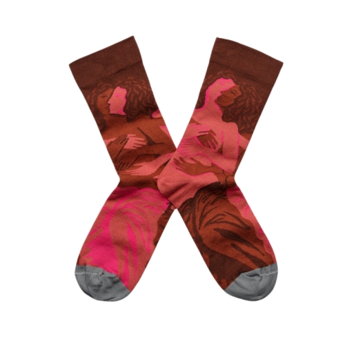 Trendy sokken - Couple Châtaigne - Maat 36/38