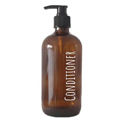 Bouteille d'après-shampoing réutilisable