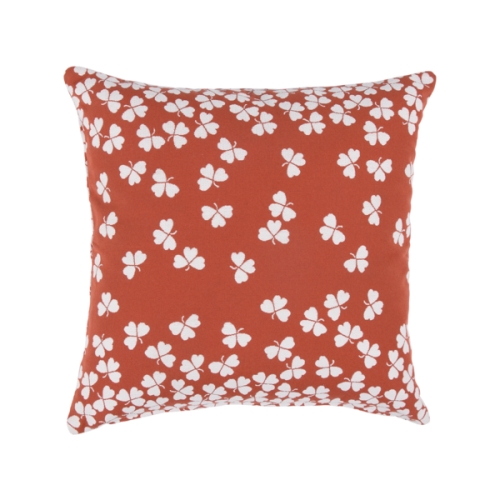 Trèfle kussen - 44x44x cm - ocre rouge