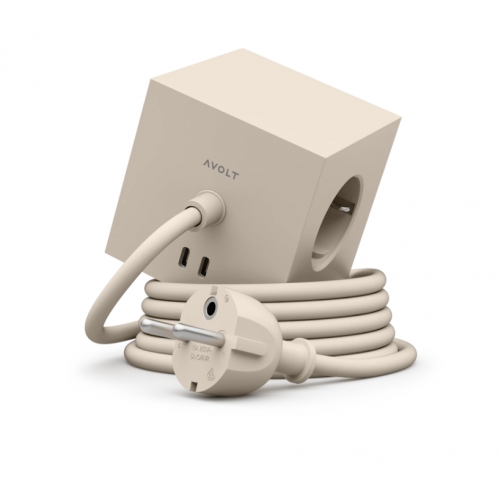 Square 1 - Contactdoos met verlengkabel USB-C