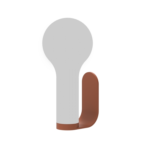 Muurbevestiging voor Aplô lamp - Ocre rouge