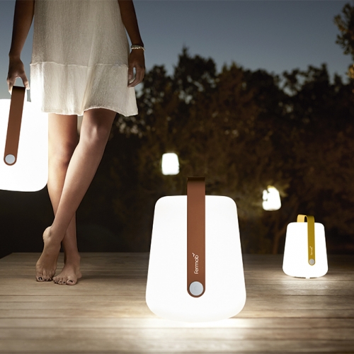 Balad lamp - h38 cm - Ocre rouge
