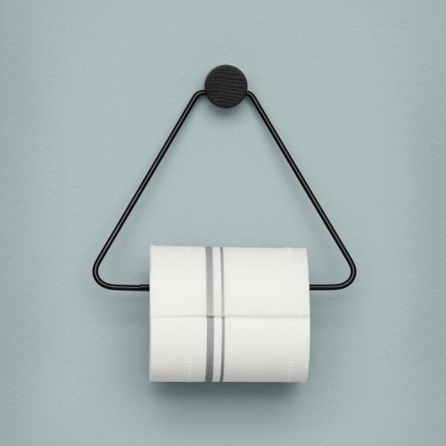 Toiletrolhouder - Zwart