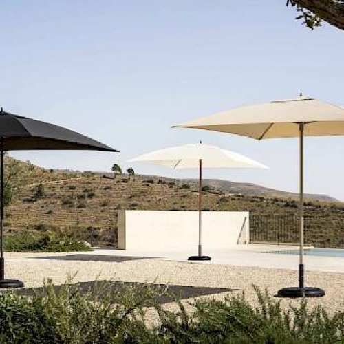 Tuli parasol 200x200 white cloud