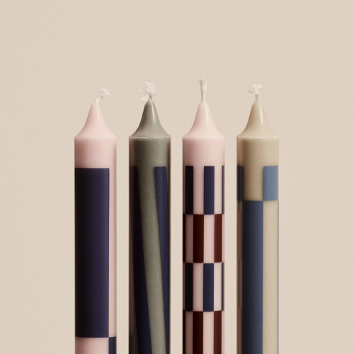 Pattern dinerkaarsen - set v 4