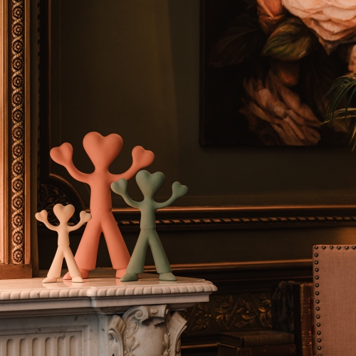 Saint of love - h18 cm - camel