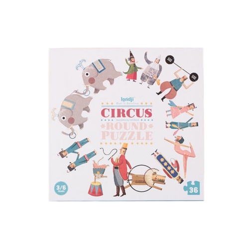 Circus puzzel - 36 stukjes - 3 tot 6 jaar