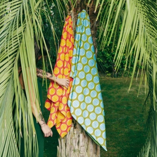 Envie D'ailleurs - Kikoy - 100x180 miel -uc