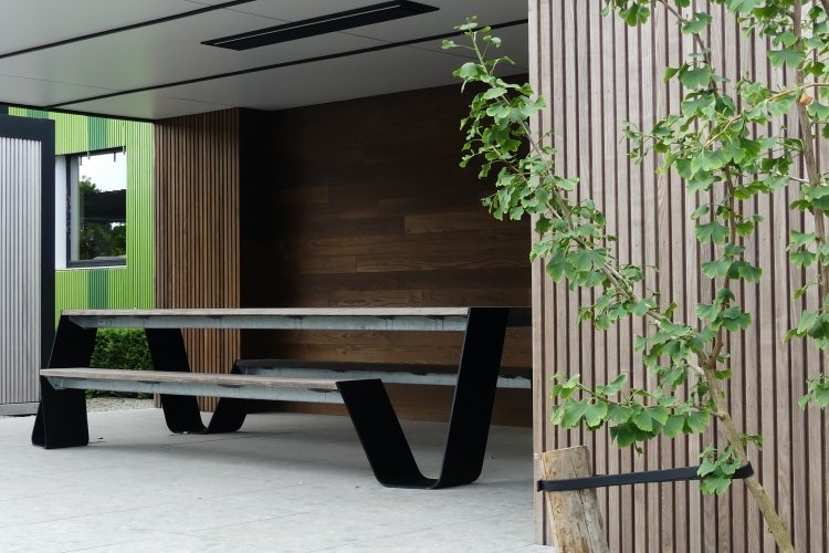 Inspiratietuin drafabGREEN - Poolhouse met berging 